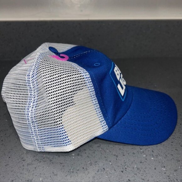 BUD LIGHT Logo Trucker Hat Officially Licensed Mesh Beer Adjustable NWOT Cap - Picture 2 of 5